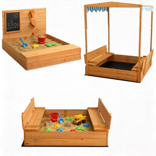 Sandkasten mit abdeckung - sandkasten,