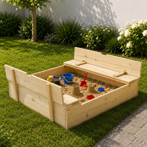 Sandkasten 120x120cm