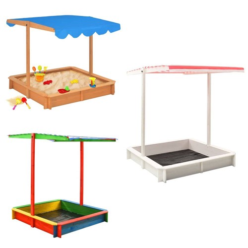 Tannenholz sandkasten mit - tannenholz,