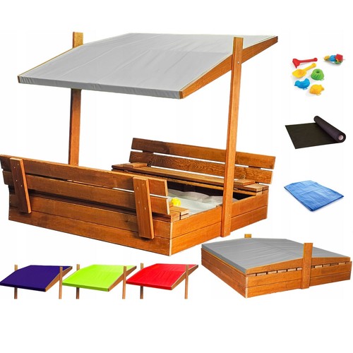 Sandkasten aus holz - aus,