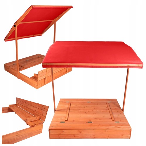 Holz sandkasten mit dach - dach, und