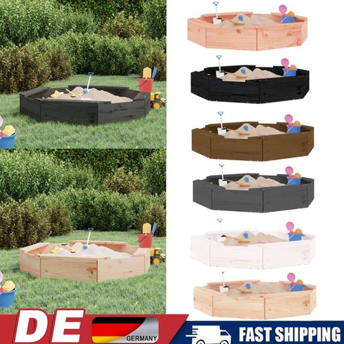 Sandkasten mit sitzen achteck - sandkasten,