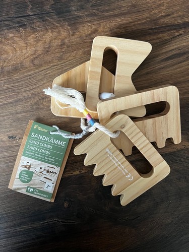 Tchibo holz sandkämme - sandkämme, 4er
